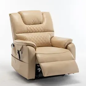 Dhpm 764921036769 Chair Electric Power Lift Massage And Heat For Elderly Pu Leather With