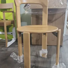 222417 Dietiker X Hay 222417/10 Rey Fs Chair 22 Dining Wood Frame Light Golden