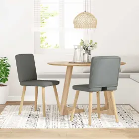 Dining Chair Set 721158633545 Of 2 Dark Grey