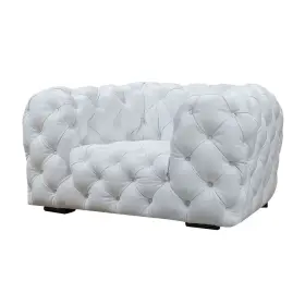 78286 Divani Casa Dexter - Transitional White Full Italian Leather Lounge Chair
