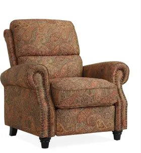 Rcl12-pgp46 Domesis Cortez - Cloth Push Back Recliner Chair Paisley