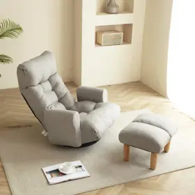 W244s00001 Donext 360 Rotatable Game Chair - Adjustable Headrest And Waist Lounge Sofa Combo