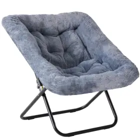 C-ylf28in-gy Dumos Comfy Chair For Adults Soft Faux Fur Folding Lounge Bedroom Living C-ylf28in-gy Dumos Comfy Chair For Adults Soft Faux Fur Folding Lounge Bedroom Living