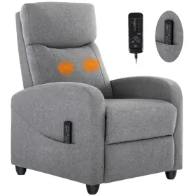 Vase-21-mgy Dumos Zunmos Living Room Massage Single Fabric Sofa Adjustable Theater Padded Seat