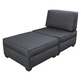 Imfcl30-dm Duobed Storage Chaise 30 Inch X60 Blue Performance Fabric