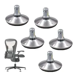 Duoduo45 Duoduole 5 Pcs Office Chair Wheels Sturdy Casters Anti-slip Bell Glides