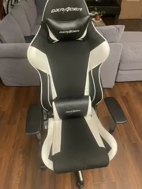 B0874cwmqb Dxracer Racing Series Adjustable Ergonomic Gaming Chair Lumbar Support Headrest