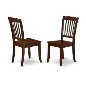 East West Furniture 840017333278 Dining Chair Mahogany Dac-mah-w
