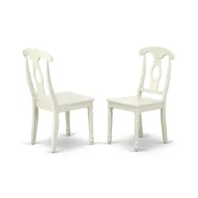 East West Furniture 840017333285 Dining Chair Linen White Kec-lwh-w