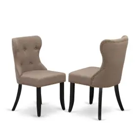 Sip6t48 East West Furniture - Set Of 2 Dining Room Chair- Upholstered