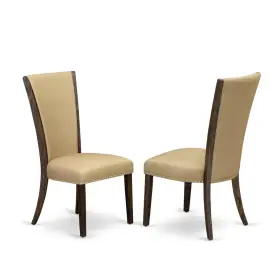 Vep7t03 East West Furniture - Set Of 2 Wood Chairs- Chair Includes Distressed