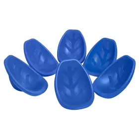 Ecr4kids 840174509219 Leaf Floor Seat Rocker Chair Blue 6-piece
