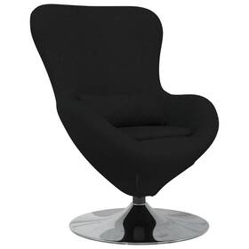 Egg Chair Black 721158872043 24.80 X 28.74 35.43 In Fabric