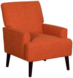 Elements U-4410-8331-100 Kiwi Boucle Orange Fabric Accent Chair