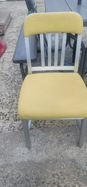 7110-273-3781 Emeco Set Of 4 Vintage 1006 Navy Chairs - Authentic Military Contract Gsa Mcm