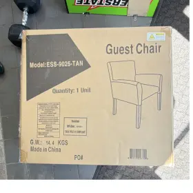 Ess-9025-tan Essentials Guest Chair Tan Model 32x28x24 In New