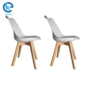 408526 Etecgo White Leather Office Chair Home Single Modern Executive Desk Task