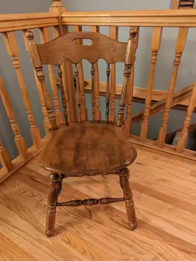 10-6oo2 Ethan Allen 10-6002 Vintage #10-6oo2 Dining Chair Maple Nutmeg