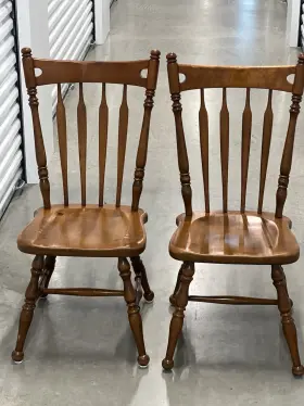 10-6060a Ethan Allen Heirloom Nutmeg Maple Colonial Early American Arrowback Dining Chair