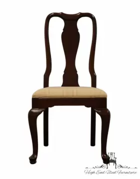 11-6211 Ethan Allen Georgian Court Solid Cherry Traditional Style Splat Back Dining S