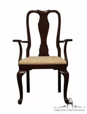 11-6211a Ethan Allen Georgian Court Solid Cherry Traditional Style Splat Back Dining A