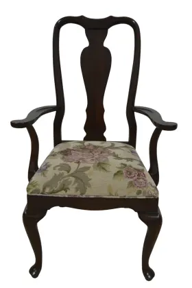 11-6400a Ethan Allen #11-6400a Georgian Court Dining Armchair Cherry #225 Finish A