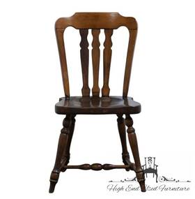 Ethan Allen 12-6031 Antiqued Pine Old Tavern Rustic Americana Dining Side Chair