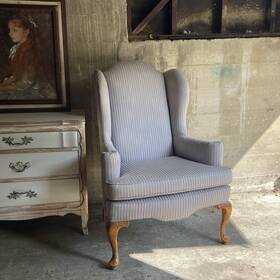 Ethan Allen 20-7517 Vtg Armchair High-end Traditional Designer Comfy Accent Chair