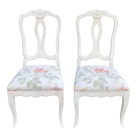 26-6202 Ethan Allen 2000s Country French Dining Chairs In Brittany - A Pair B