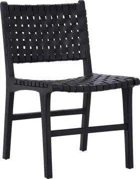 Dt-11087 Eurolux Home Elegant Dale Collection Antique Black Dining Chair