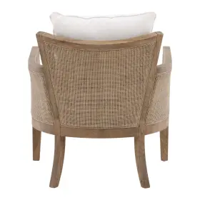 Dt-11344 Eurolux Home Traditional Oak And Rattan Occasional Chair-lily Collection