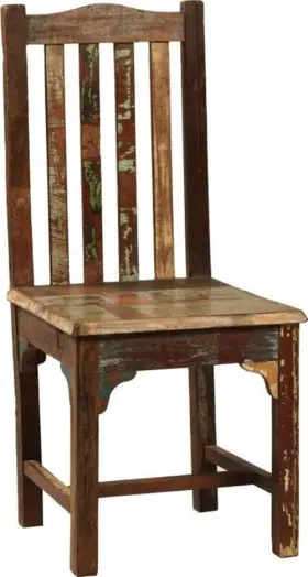 Dt-3510 Eurolux Home Nantucket Vintage Dining Chair Reclaimed Hardwood