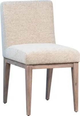 Dt-7768 Eurolux Home Dining Chair Daisy Natural Wash Salt And Pepper Black White Cotton Blend Fabric