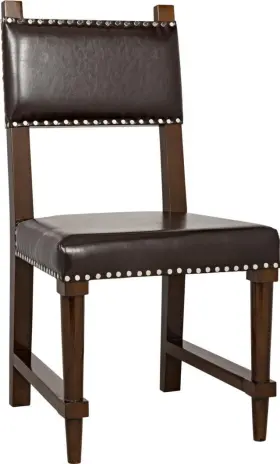 Gcha275d Eurolux Home Traditional Kerouac Chair In Distressed Brown Leather