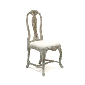 Li-s9-22-20 Eurolux Home Provence Charcoal Birch Side Chair-french Country Style