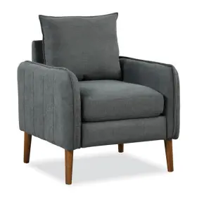 Fabric Upholstered Sofa Chair Removable Seat Cushions-gray - C 655471175292 With Back And Color