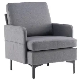 Fch-1acm Fch Modern Single Sofa Lounge Armrest Accent Chair Armchair Sturdy Metal Leg 500 Lb