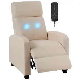 Ss-dy666-beige-fdw Fdw Recliner Chair Massage Reading Reclining Sofa Home Theater Se