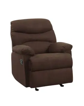 Feiyaw 760580529826 Rocker Recliner Motion Home Theater Seating Manual Chair Microfiber Singl
