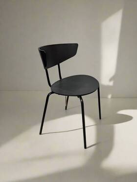Ferm Living Ffe258-177 Herman Wood Chair - Black /
