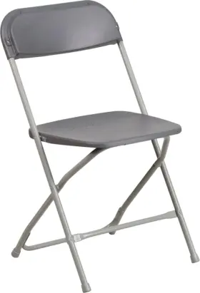 2-le-l-3-grey-gg Flash Furniture Hercules Series Plastic Folding Chair - Grey 2 Pack 650lb