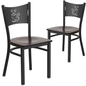 2xudg6099cofwaw Flash Furniture Hercules Series Traditional Metal/wood Restaurant Dining Chair