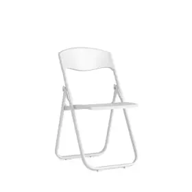 Flash Furniture 313031663671 White Hercules Series Plastic Folding Event Chair With Ganging Brackets