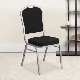 4-fd-c01-s-11-gg Flash Furniture Black Fabric Banquet Chair Pk4