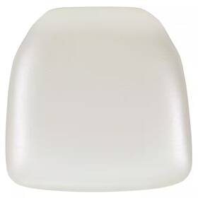 Flash Furniture 445006118190 Hard Ivory Vinyl Chiavari Chair Cushion