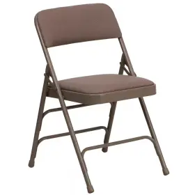 Flash Furniture 445055164131 Hercules Series Curved Triple Braced And Double Hinged Beige Fabric Upholstered Me