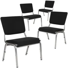 4xu604426602bk Flash Furniture Fabric Bariatric Medical Chair Black Set Of 4