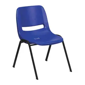 5-rut-eo1-bl-gg Flash Furniture Blue Plastic Stack Chair Pk5 5-rut-eo1 Gg