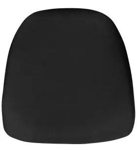 Flash Furniture 847254008365 Louise Soft Fabric Chiavari Chair Cushion Black