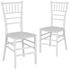 Flash Furniture 889142018933 2 Pack Hercules Premium Series White Resin Stacking Chiavari Cha Flash Furniture 889142018933 2 Pack Hercules Premium Series White Resin Stacking Chiavari Cha